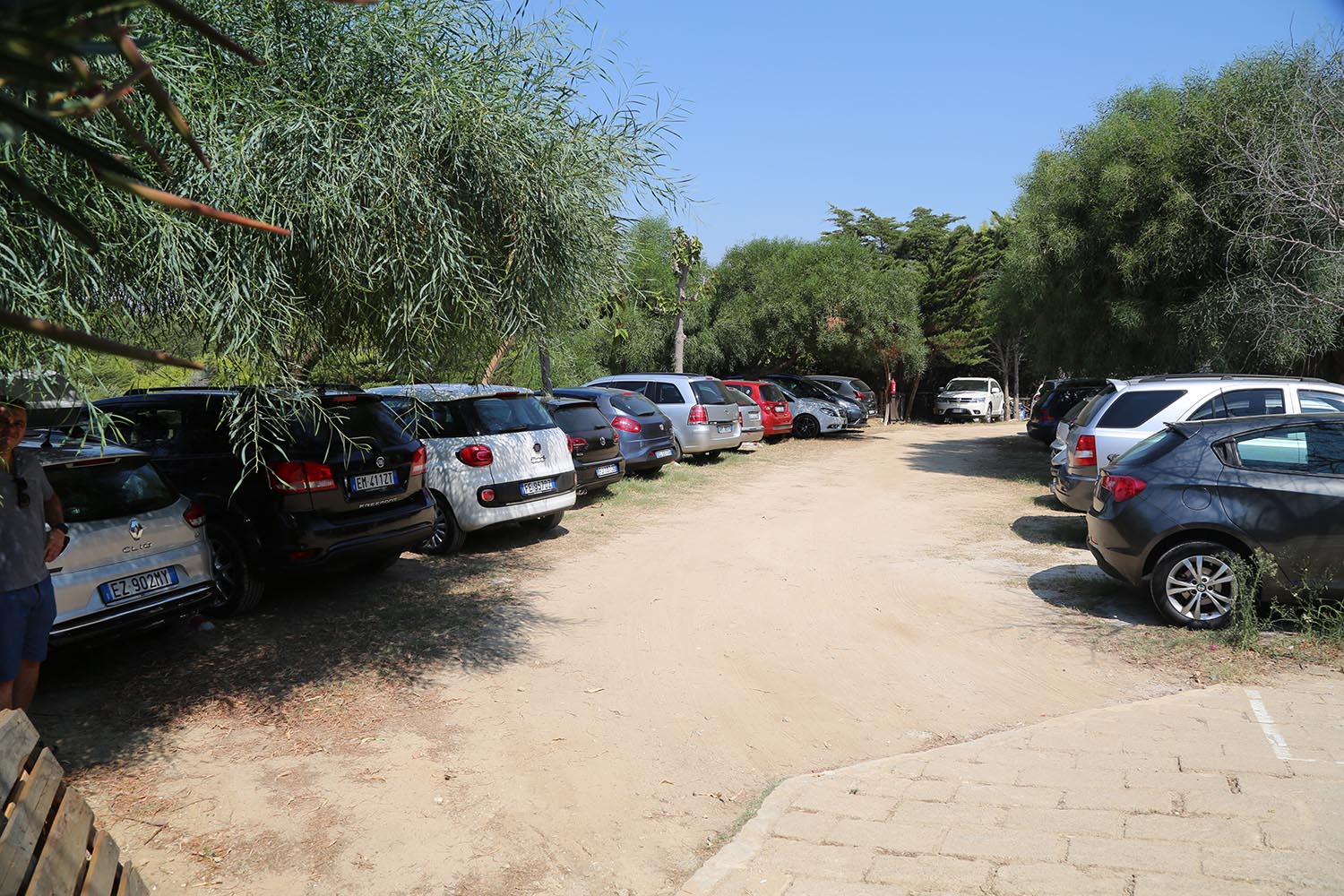 Parcheggio interno chiuso della struttura
